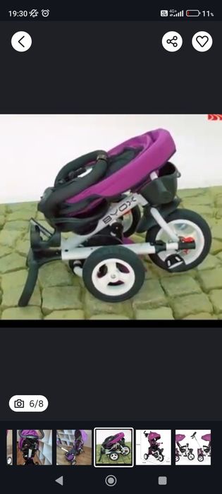 Tricicleta pliabilă