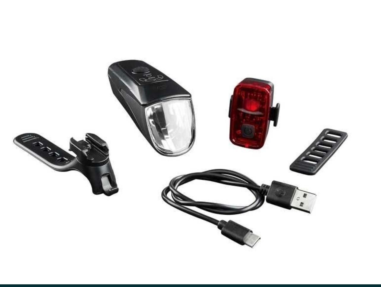 Pachet Lumini bicicleta FAR și STOP LED