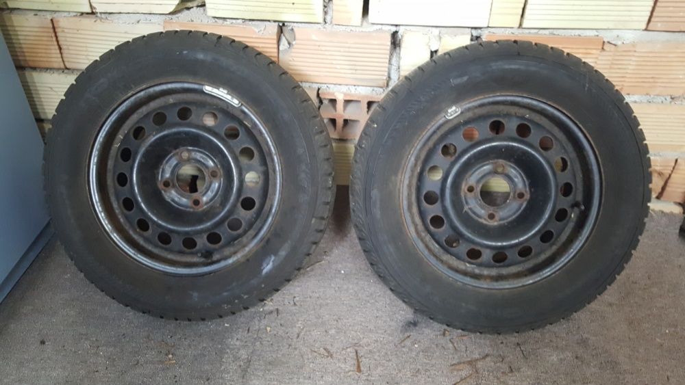 Джанти за рено 4х100 с гуми 185 65 14 нокиан