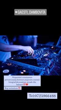 Organizări evenimente private(DJ)
