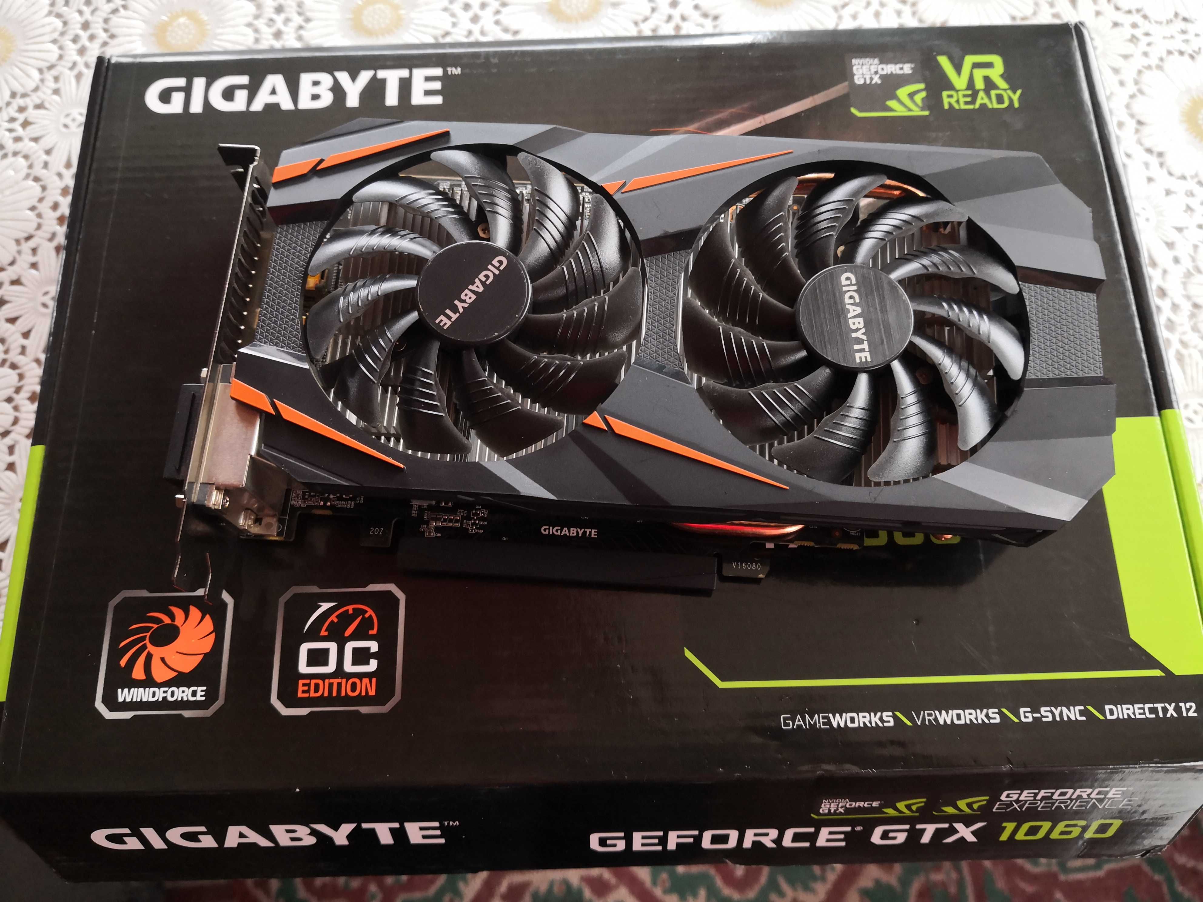 Видеокарта Gigabyte Geforce GTX 1060 3gb