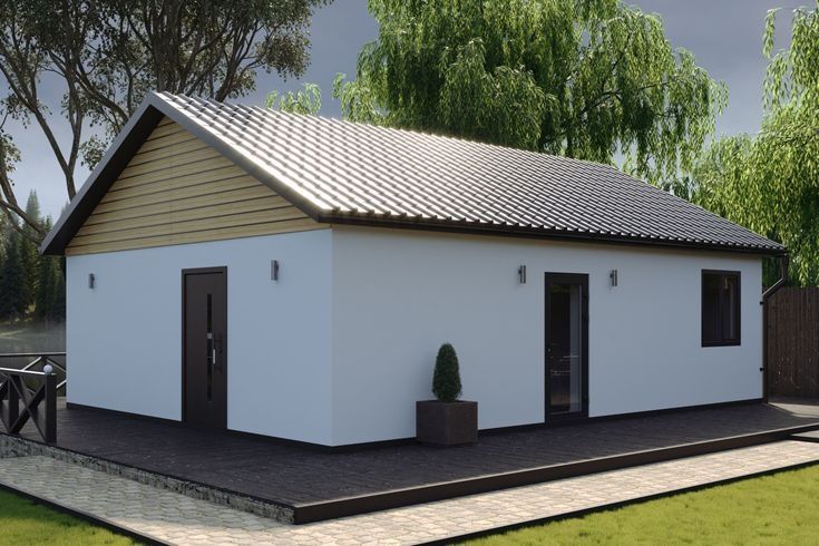 Case modulare de diferite modele si dimensiuni, din structura metalica