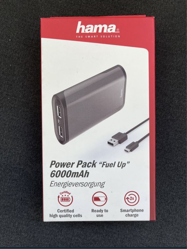 Baterie Externa HAMA Fast Charging 6000mAh /4000mAh Noua Sigilata