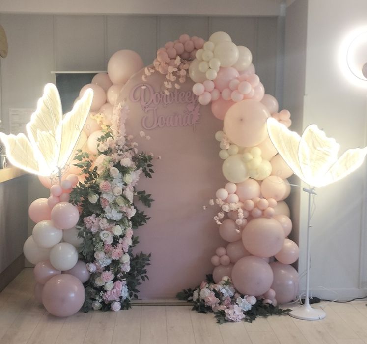 Arcade de baloane, aranjamente nunta, botez și aniversari