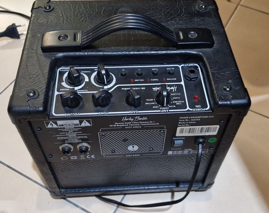 Amplificator Harley Bennnn combo digital chitara electrica 15W cu efec
