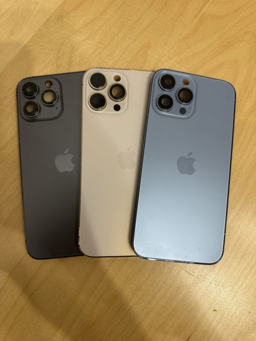 Carcase iPhone 13 Pro Max (grey, gold si blue)