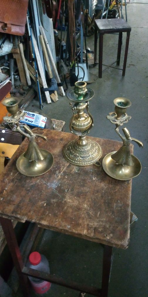 Obiecte decor din bronz și cristal
