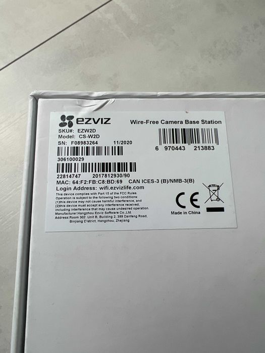 Ezviz W2D statie camere Noua