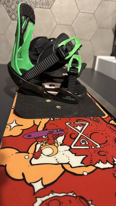 Snowboard copil Burton cu legaturi Nitro