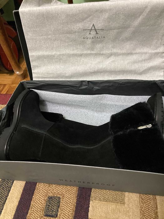 Cizme din piele întoarsă, noi , mărimea 39