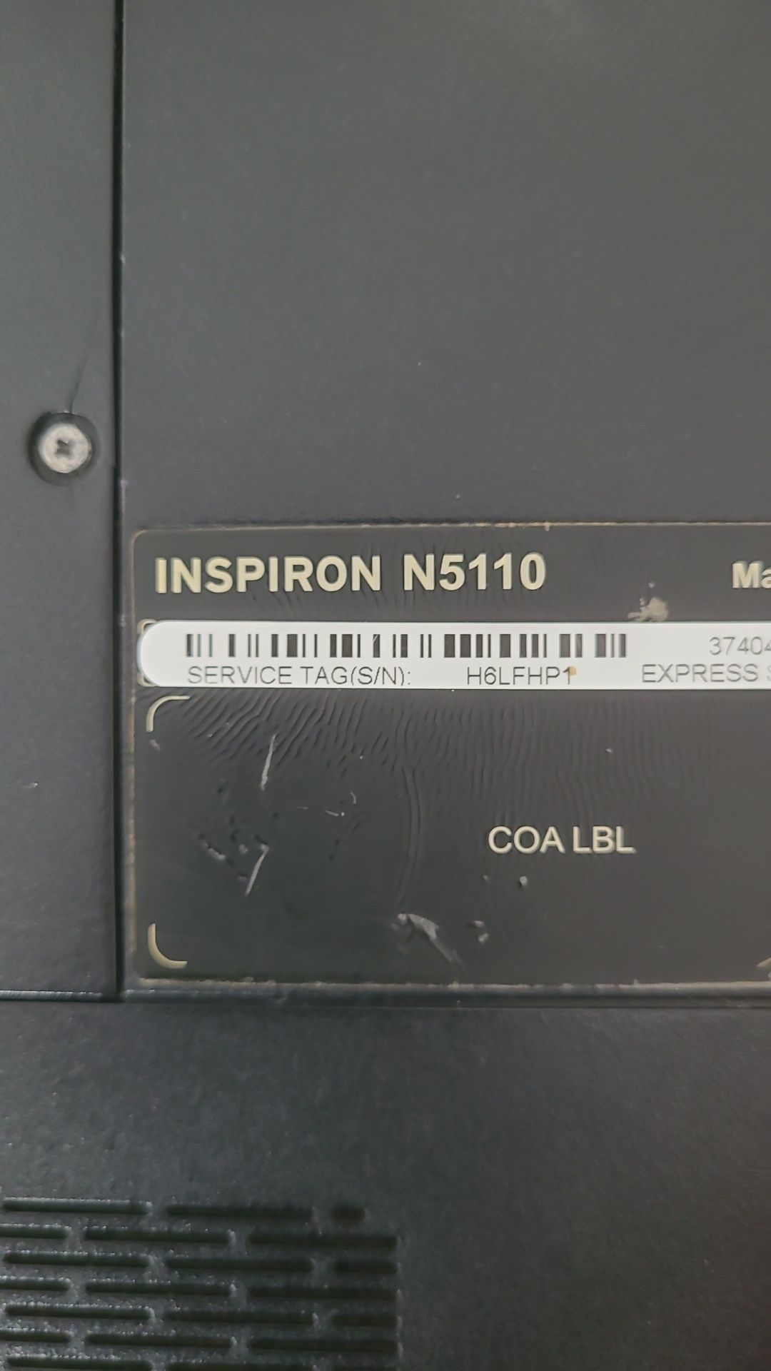 Laptop Dell inspiron N5110
