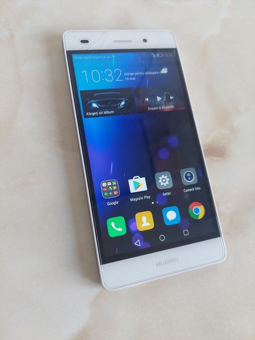 Vând Huawei P8 Lite alb fără probleme + folie de protecție BONUS /poze