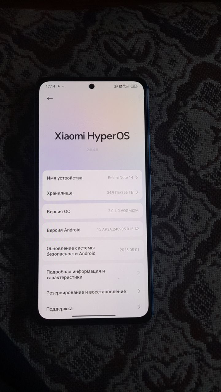 Redmi note 14 256 gb