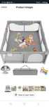 Tarc joaca copii 150x180 cm nou pliabil