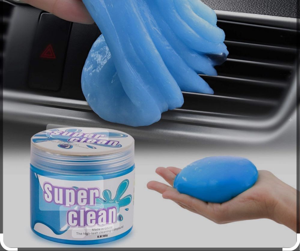 Super clean jelly почистващо желе за прах