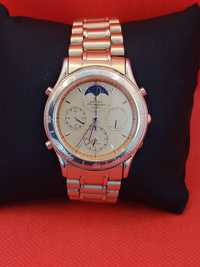 Ceas vintage Seiko Chronograph, 1990, alarm , moon phase, 7t36-6a30