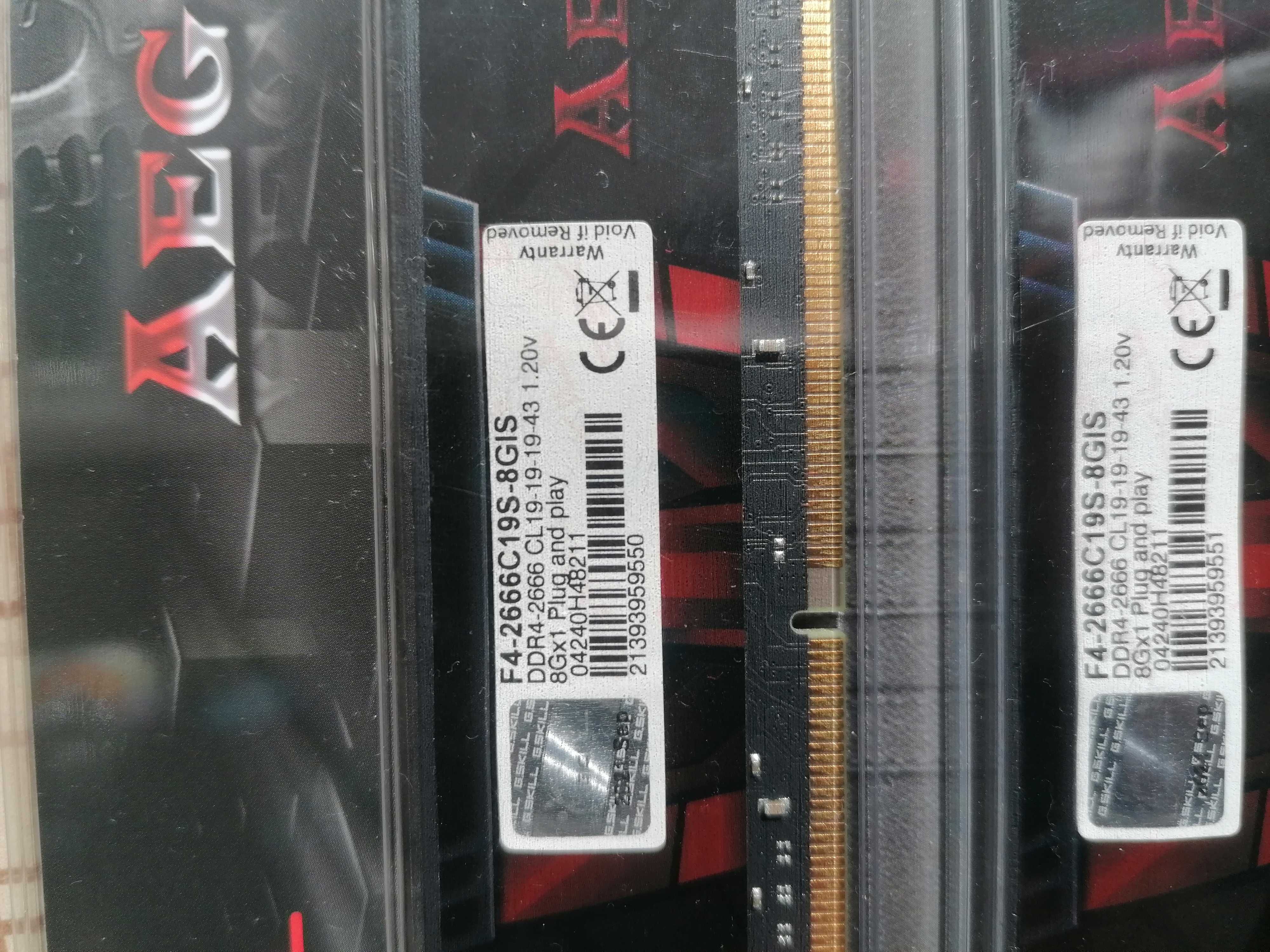 Memorie RAM G.Skill Aegis 8X2GB(16GB) DDR4 2666MHz NOU