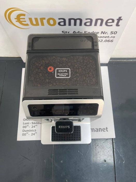 Espressor automat Krups Evidence EA89, 15 bari, rezervor boabe -A-