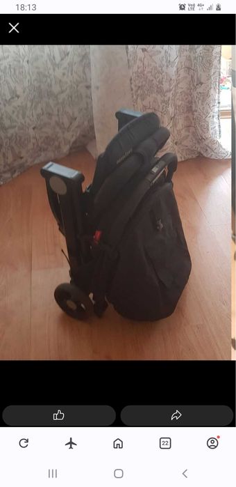 Carut 3 in 1 pliabil, sport