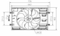 Ventilator Electroventilator GMV GMW Radiator