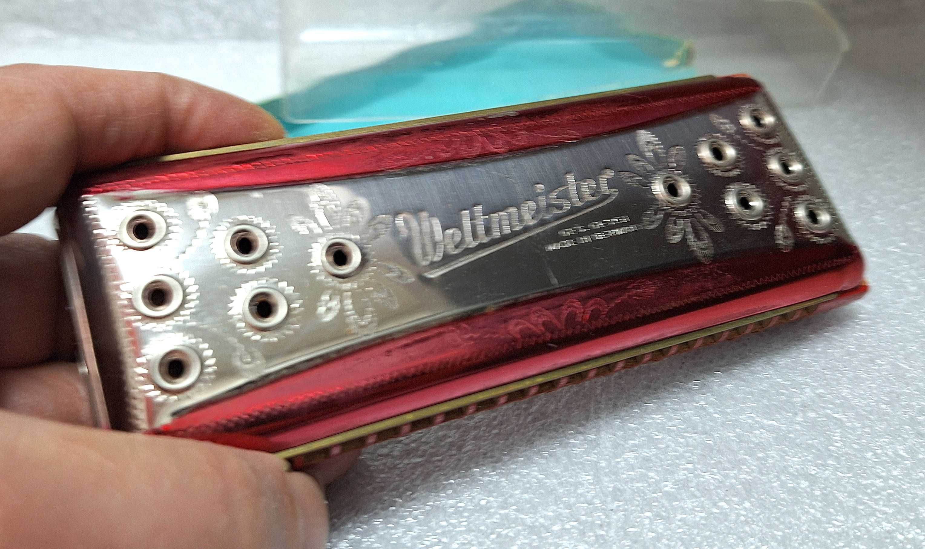 Хармоника "Weltmeister"/Vermona/, Германия, двустранна, 1930-те години