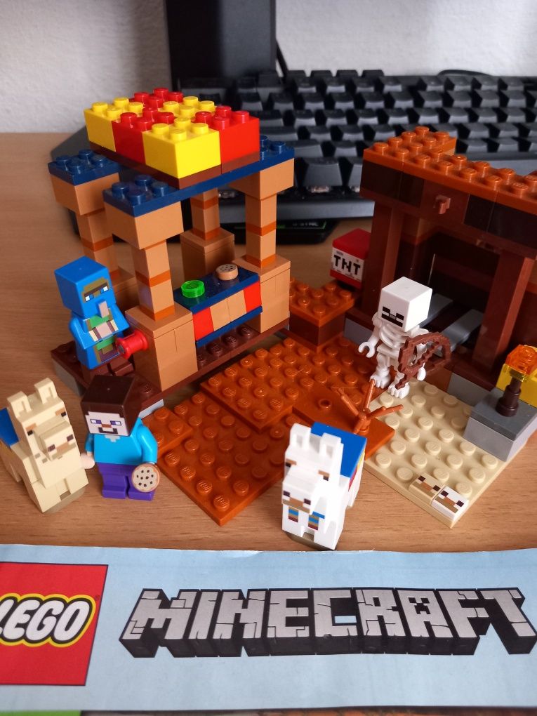 Set lego Minecraft- Punctul comercial cu lame