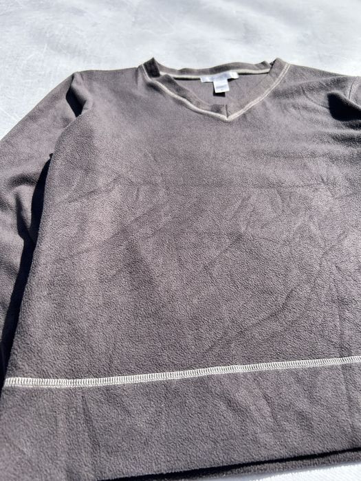 Pulover dama DKNY Donna Karan New York designer gri flanel marimea M