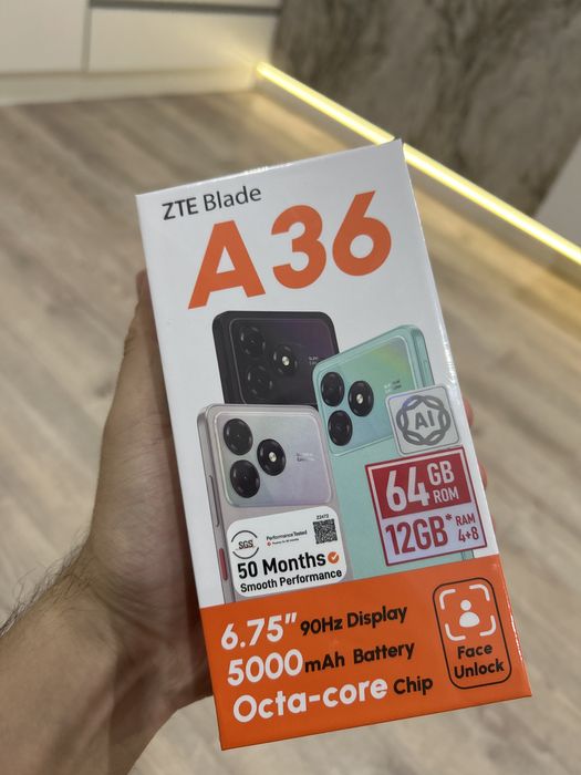 Телефон продам ZTE blade a36 новый не распакованный