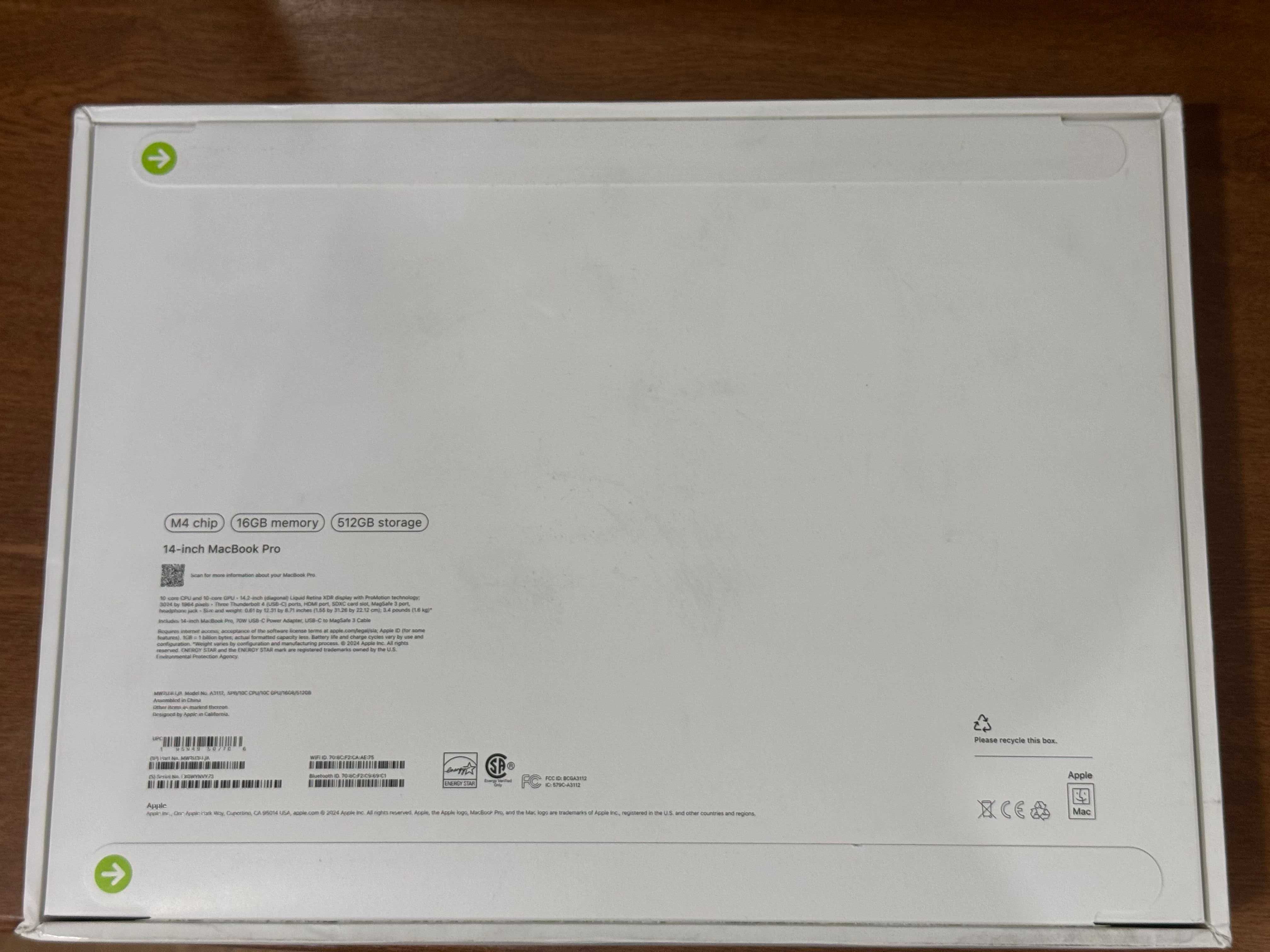 14-inch MacBook Pro M4 ( 16GB/512GB )