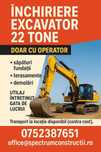 Închiriere Excavator 22 Tone – Săpături, Terasamente, Demolări