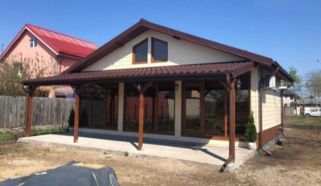 Terase, cabane tip A de vacanță etc.