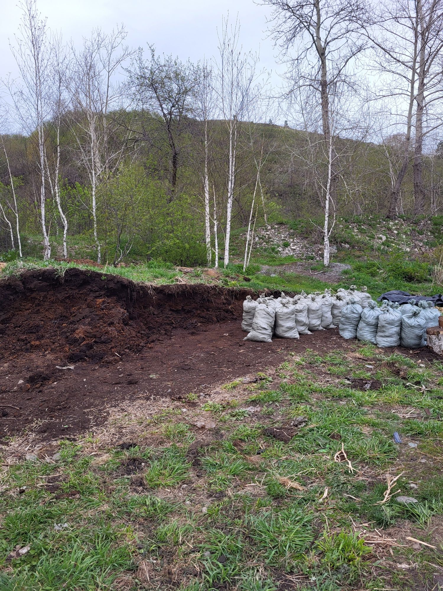 Чернозём ) в мешках