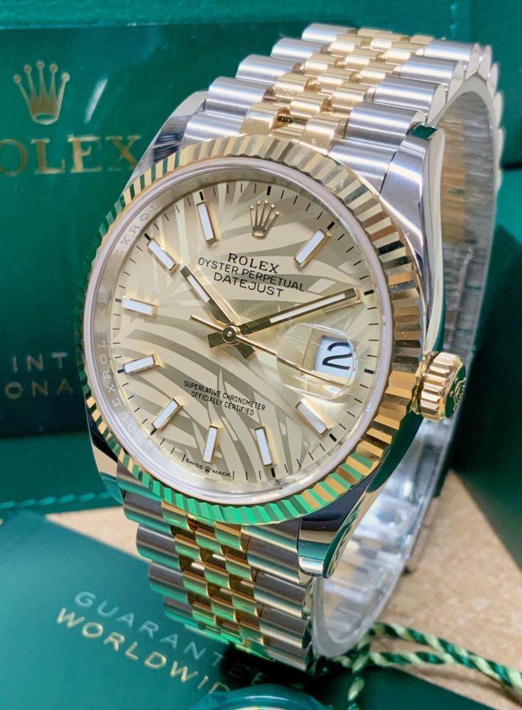 Ролекс Rolex Datejust 36mm 126233 Palm Motif Dial