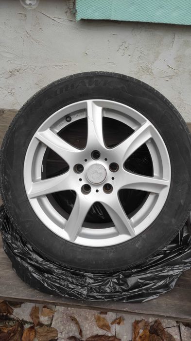 Jante aliaj R16 cu anvelope de vară