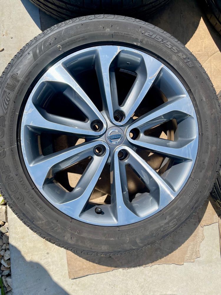 Jante Nissan 18 Qashqai Bicolore anvelope vara 215/55R18