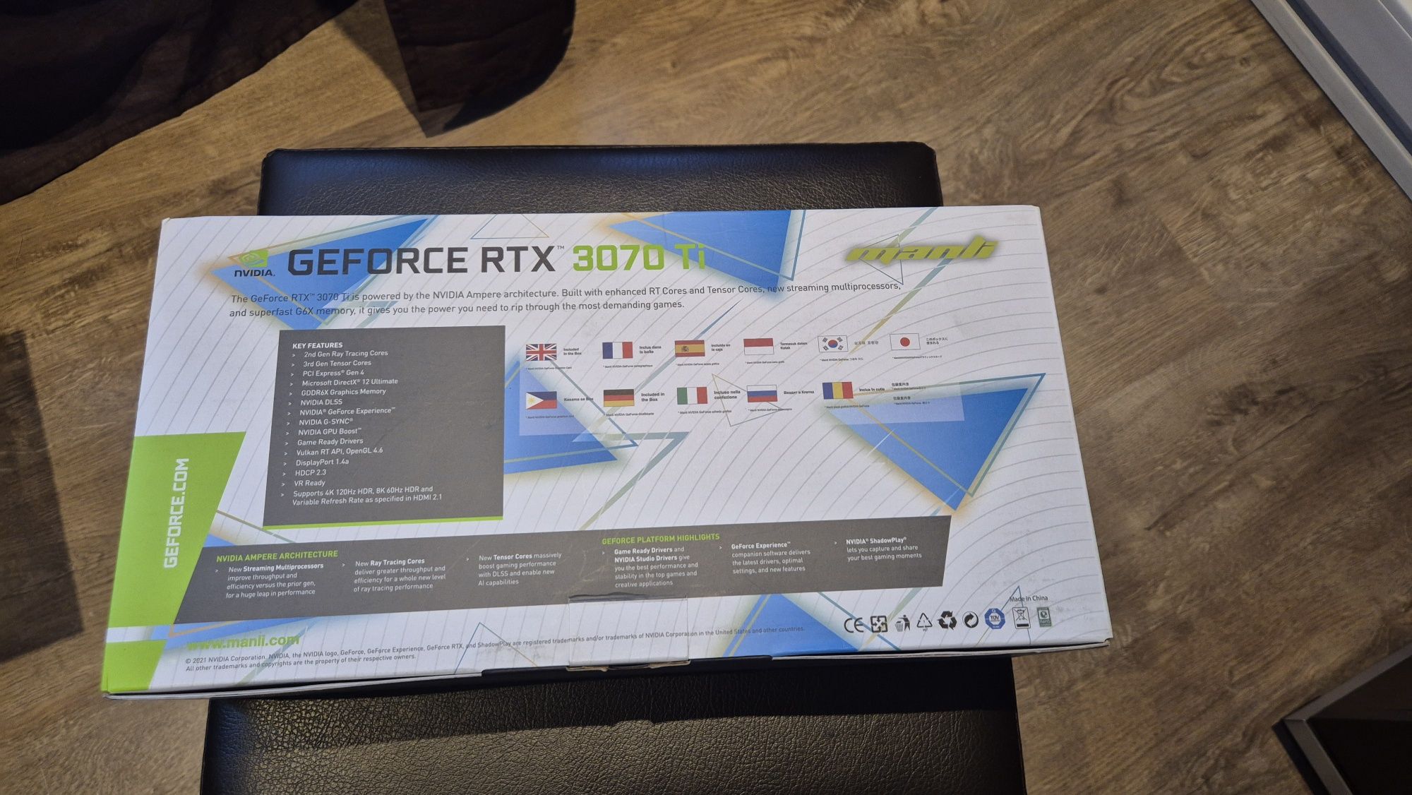 Nvidia GeForce RTX 3070Ti 8GB