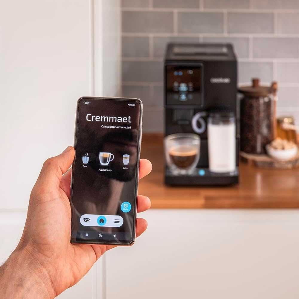 Кафеавтомат Cecotec Cremmaet Compact-ccino Connected 1350W 19bar Черна