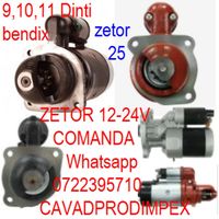 Electromotor tractor Zetor 9,10,11 dinti la bendix 12-24Volti