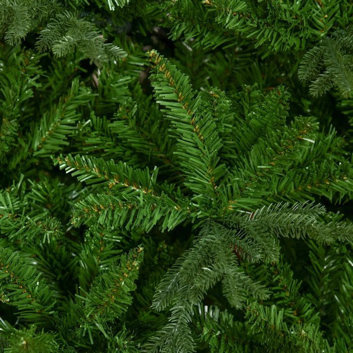 Коледна елха HOMCOM, включително стойка, реалистичен вид, 130 х 210 см