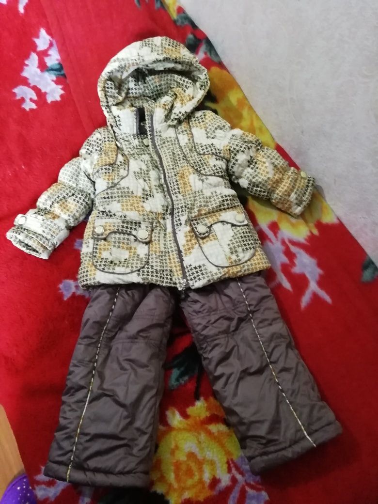 Комбенизон зимний для девочек