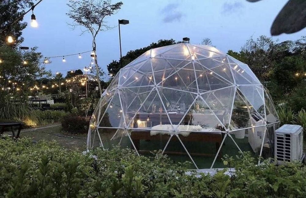 Iglu Dom Geodezic Terase Restaurante