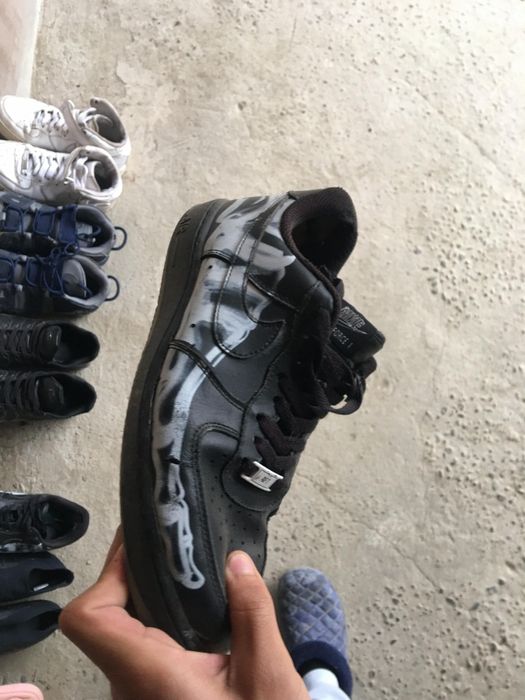 Nike Af1 black skeleton