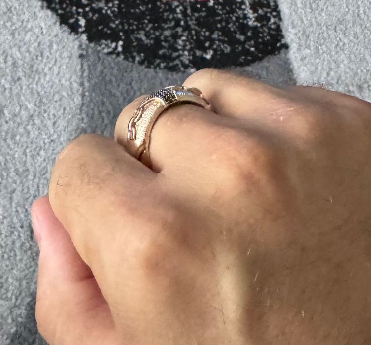 Inel bărbătesc din aur 14 k