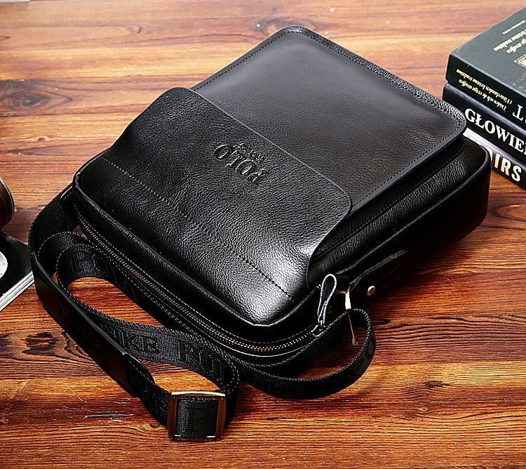 Мужская сумка барсетка кожанная черная через плечо мужской кожанный