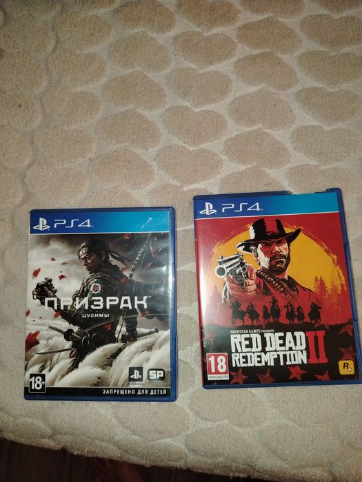 Диск на PS4 RDR2