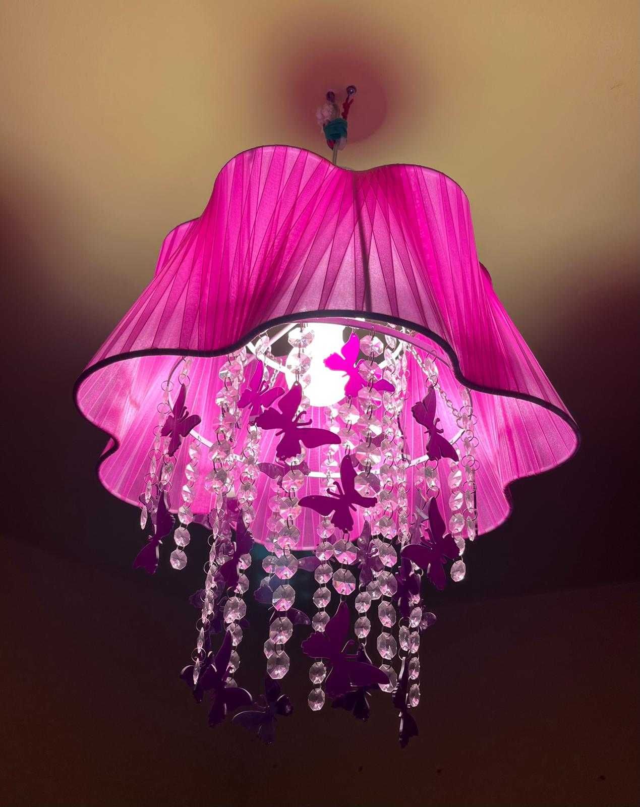 Vand candelabru/lustra violet abajur cristale tineret FILTON 5136 N