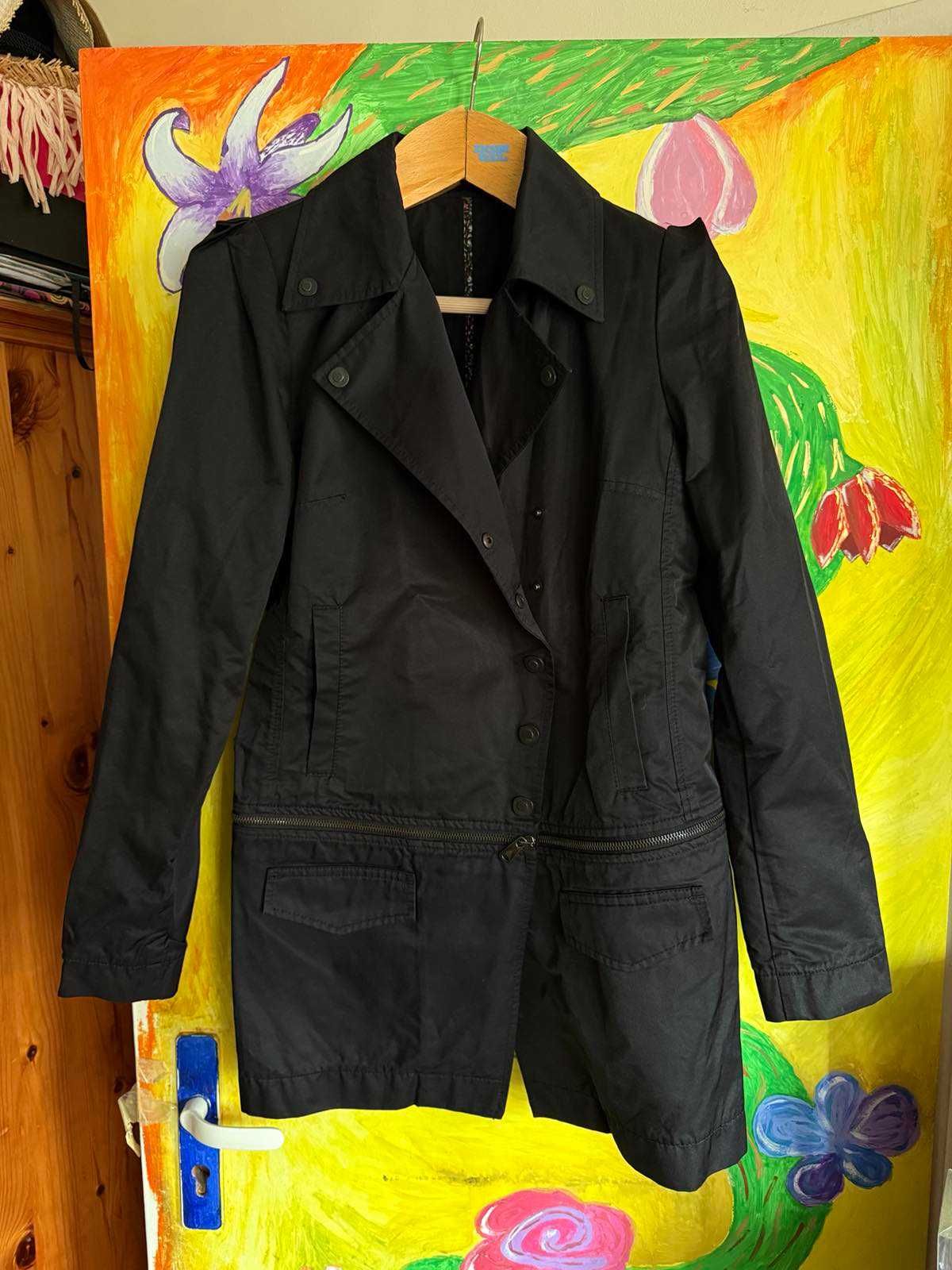 Дамски черен тренч Cop Copine