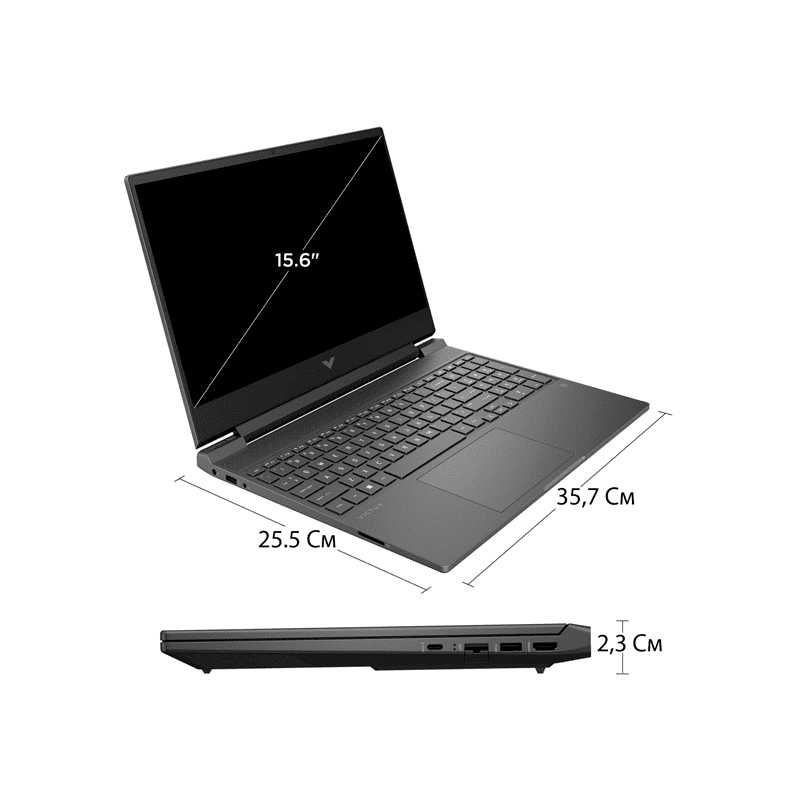 HP Victus 15.6"  144Hz Ryzen 5-7535HS DDR5 8GB SSD 512GB RX6550M 4GB