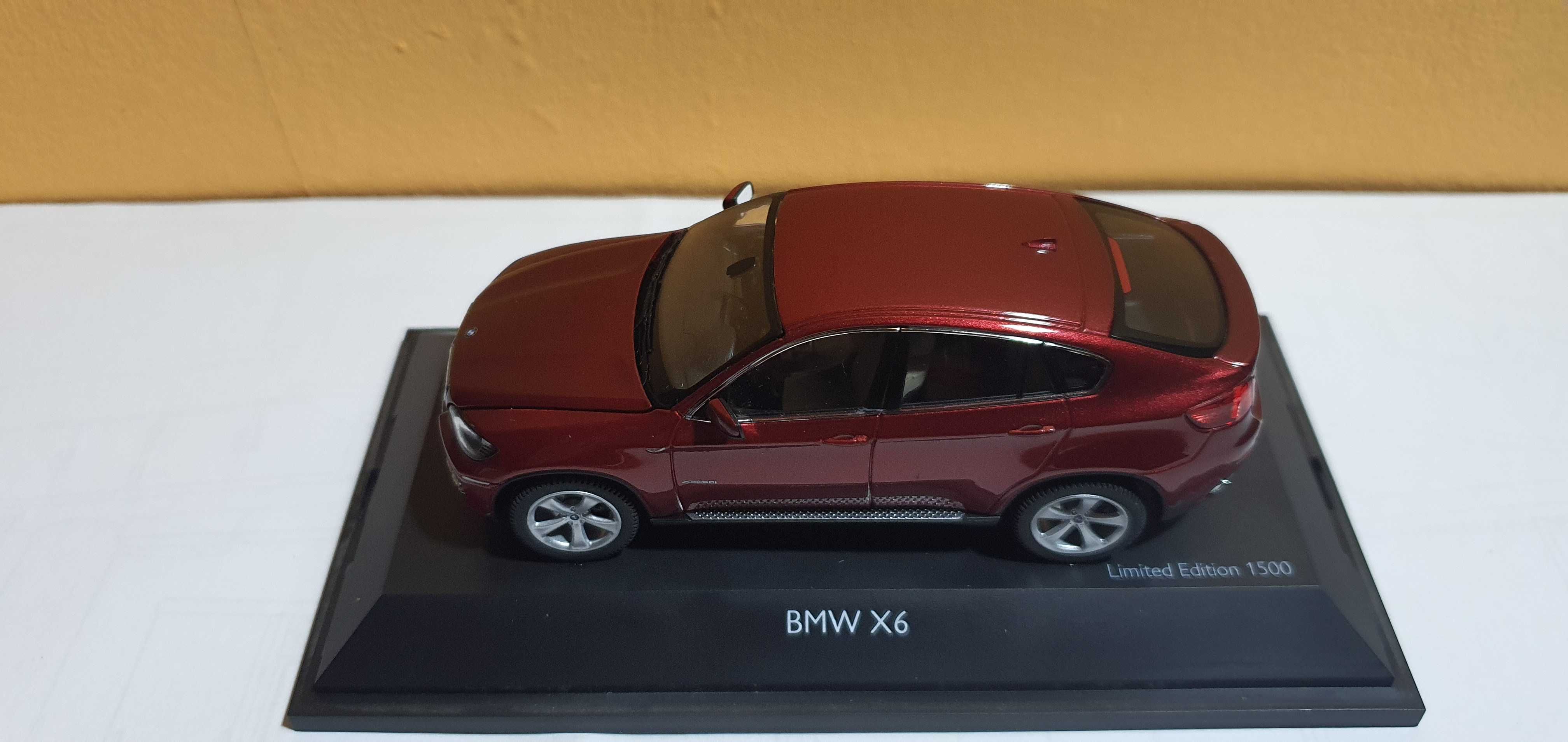 Macheta Schuco 1:43 BMW X6 5.0i (E71) Red MY2007