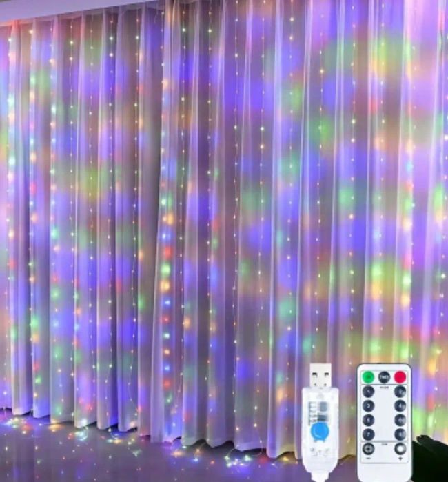 Новые шторные гирлянды 3 × 2м.